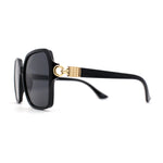 Womens Oversize 90s Bejeweled Designer Butterfly Sunglasses