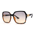 Womens Oversize 90s Bejeweled Designer Butterfly Sunglasses
