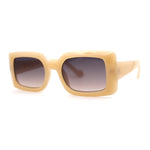 Mod Rectangle Minimal Pop Color Womens Sunglasses