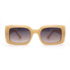 Mod Rectangle Minimal Pop Color Womens Sunglasses