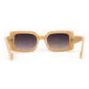 Mod Rectangle Minimal Pop Color Womens Sunglasses