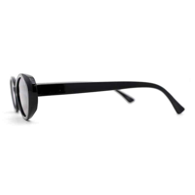 SA106 Womens Simple Classical Oval Thin Plastic Sunglasses