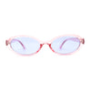 SA106 Womens Simple Classical Oval Thin Plastic Sunglasses