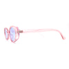 SA106 Womens Simple Classical Oval Thin Plastic Sunglasses