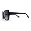 Womens Squared Butterfly Minimal Rectangular Chic Plastic Sunglasses