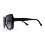 Womens Squared Butterfly Minimal Rectangular Chic Plastic Sunglasses