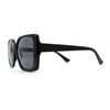 Womens Squared Butterfly Minimal Rectangular Chic Plastic Sunglasses