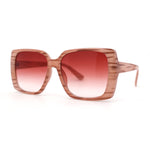 Womens Squared Butterfly Minimal Rectangular Chic Plastic Sunglasses