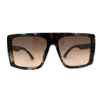 Womens Chic Shield Butterfly Oversize Diva Sunglasses