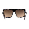 Womens Chic Shield Butterfly Oversize Diva Sunglasses