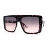 Womens Chic Shield Butterfly Oversize Diva Sunglasses