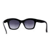 Womens Thick Horn Rim Hipster Boyfriend Sunglasses