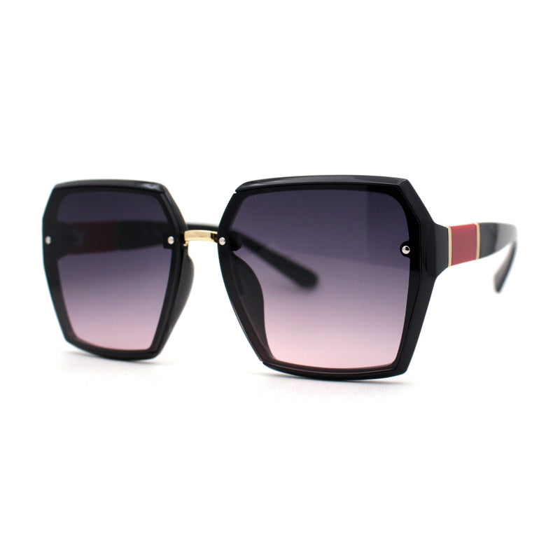 Glamourous Womens Oversize Square Fashion Sunglasses