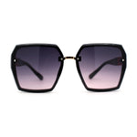 Glamourous Womens Oversize Square Fashion Sunglasses