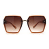 Glamourous Womens Oversize Square Fashion Sunglasses