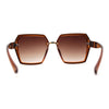 Glamourous Womens Oversize Square Fashion Sunglasses