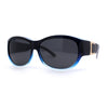 Polarized 61mm Luxury Large Oval Round Fashion Fit Over Sunglasses