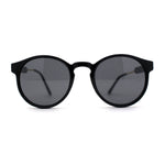 Mens P3 Iconic Keyhole Round Thin Plastic Sunglasses