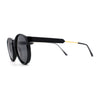 Mens P3 Iconic Keyhole Round Thin Plastic Sunglasses