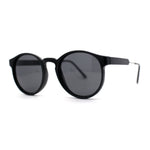 Mens P3 Iconic Keyhole Round Thin Plastic Sunglasses
