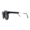 Mens P3 Iconic Keyhole Round Thin Plastic Sunglasses