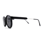 Mens P3 Iconic Keyhole Round Thin Plastic Sunglasses