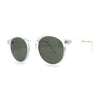 Mens P3 Iconic Keyhole Round Thin Plastic Sunglasses