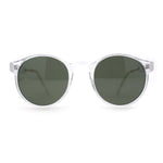 Mens P3 Iconic Keyhole Round Thin Plastic Sunglasses