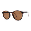 Mens P3 Iconic Keyhole Round Thin Plastic Sunglasses