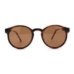 Mens P3 Iconic Keyhole Round Thin Plastic Sunglasses