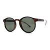Mens P3 Iconic Keyhole Round Thin Plastic Sunglasses