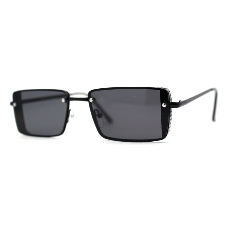 Men Rimless Square Sunglasses