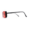 SA106 Mens Rimless Luxury Square Rectangle Ornate Metal Rim Sunglasses