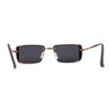 SA106 Mens Rimless Luxury Square Rectangle Ornate Metal Rim Sunglasses