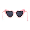 Womens Rhinestone Jewel Trim Classic Cat Eye Heart Shape Sunglasses