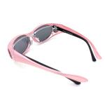 Polarized Womens 60mm Rhinestone Oval Fit Over Sunglasses