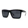 Locs Retro Horn Rim 2 Tone Mens Sunglasses