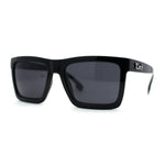 Locs Retro Horn Rim 2 Tone Mens Sunglasses