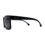 Locs Retro Horn Rim 2 Tone Mens Sunglasses