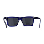 Locs Retro Horn Rim 2 Tone Mens Sunglasses