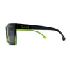 Locs Retro Horn Rim 2 Tone Mens Sunglasses