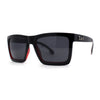 Locs Retro Horn Rim 2 Tone Mens Sunglasses