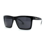 Locs Retro Horn Rim 2 Tone Mens Sunglasses