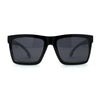 Locs Retro Horn Rim 2 Tone Mens Sunglasses