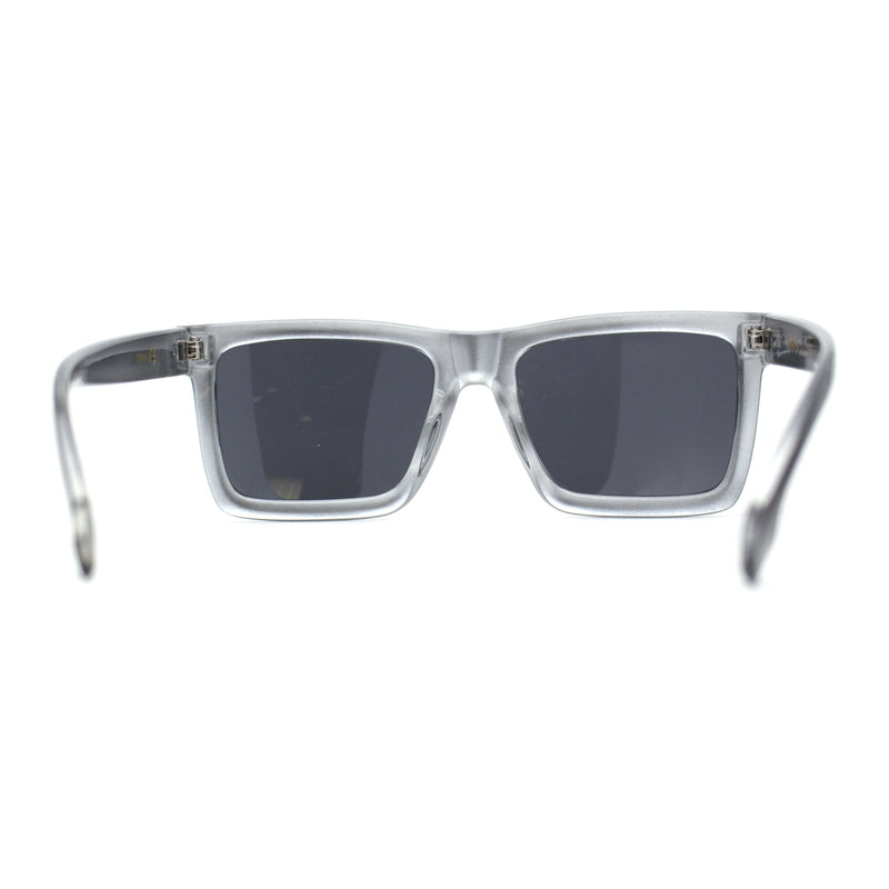 Locs Retro Horn Rim 2 Tone Mens Sunglasses