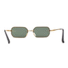 Luxury Rimless Metal Engraving Frame Thin Rectangle Sunglasses