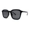 Mod Thin Plastic Hipster Rectangle Minimal Sunglasses