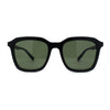 Mod Thin Plastic Hipster Rectangle Minimal Sunglasses