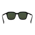 Mod Thin Plastic Hipster Rectangle Minimal Sunglasses