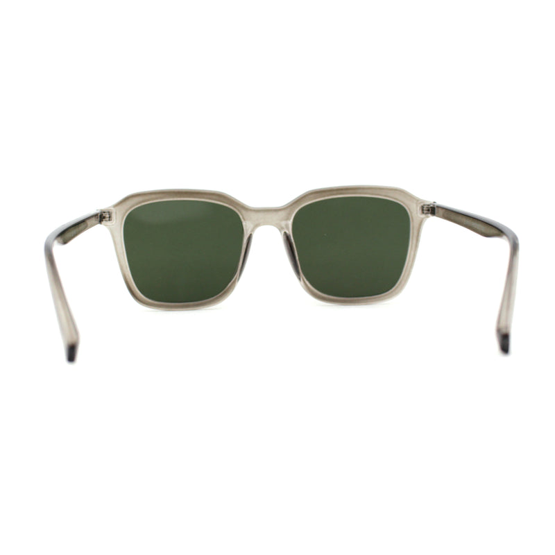 Mod Thin Plastic Hipster Rectangle Minimal Sunglasses